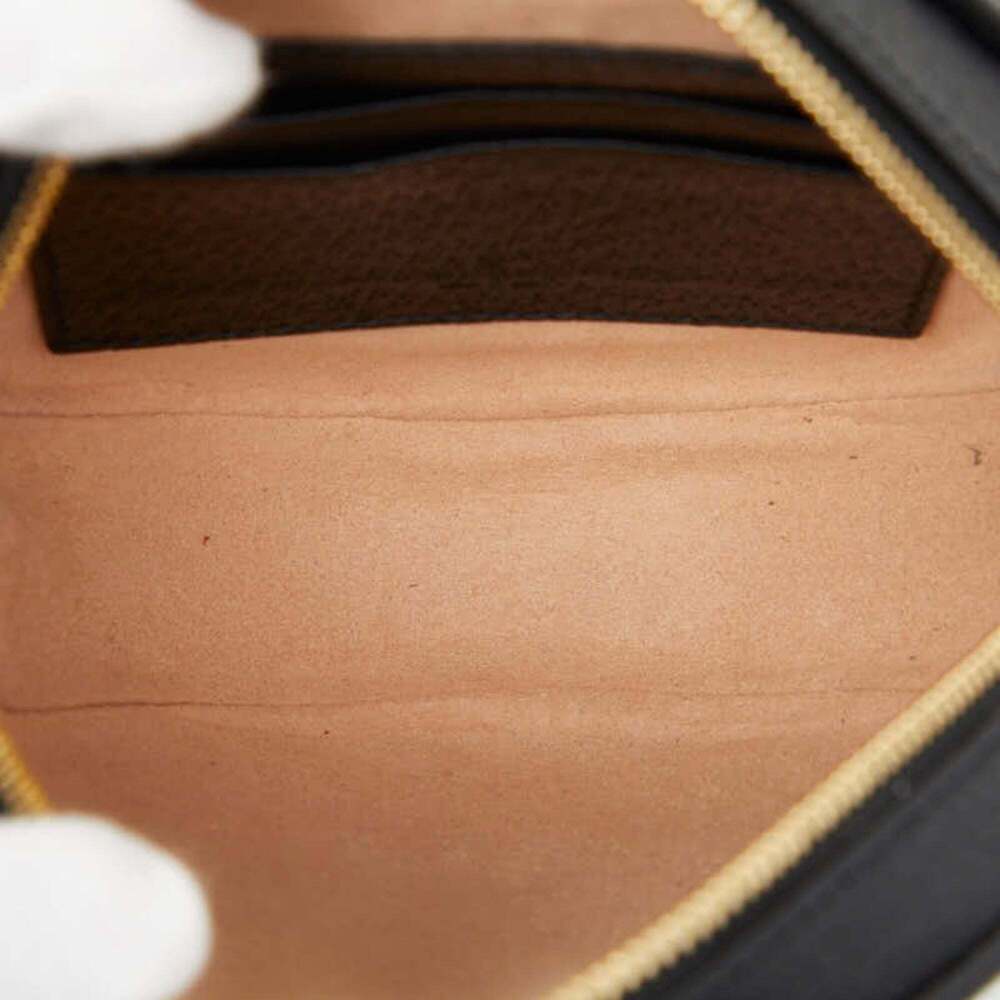 GUCCI Authentic Black Leather Backpack - Picture 6 of 8